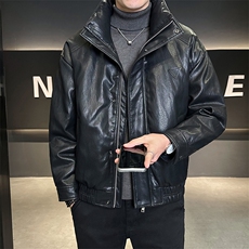 标50皮羽绒服男款2025冬季新款立领外套B240-YR9291-P255，男装羽绒服，电商B240