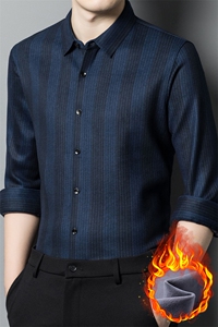 CA808803钱塘2002-2中年男士冬季厚款时尚休闲加绒衬衣P82图片