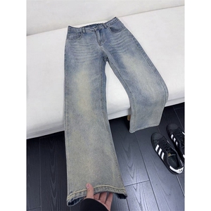 B221美式ins高街修身微喇牛仔裤LK24168-特P38控68图片