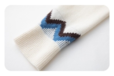 2025秋冬百搭时尚简约费尔岛菱形加厚圆领针织羊绒衫，女装针织衫/毛衣，木淼羊绒