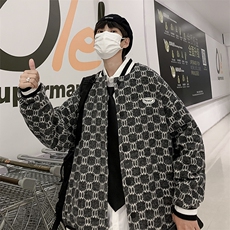 Wt01-P40秋季宽松型美式潮牌棒球服，男装夹克，星座1501-1