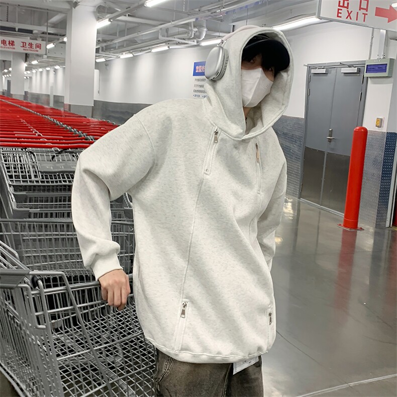 视频图-潮牌设计感连帽卫衣男宽松情侣上衣8082-P48,男装卫衣,电商B380（原B361）