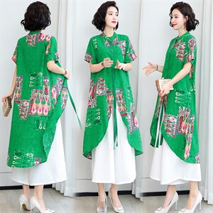 2024夏季新款大码女装简约韩版时尚新潮清新气质宽松舒适阔腿裤，女装休闲裤，缘衣格