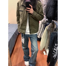 【有货】军绿色工装外套男款高级感痞帅夹克HY195CC-特P65，男装夹克，星座1007（原301D）