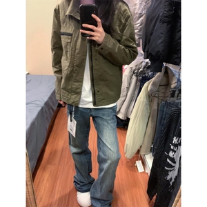 【有货】军绿色工装外套男款高级感痞帅夹克HY195CC-特P65图片