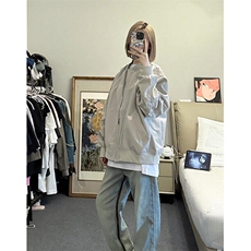 春秋棒球服外套男休闲运动痞帅设计感双层青少年港风夹克J39，男装夹克，星座1116A（原606A-3）