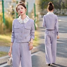 2026春季港风小香风新款淑女气质御姐炸街两件套套装，女装套装/套裙，伊仟回