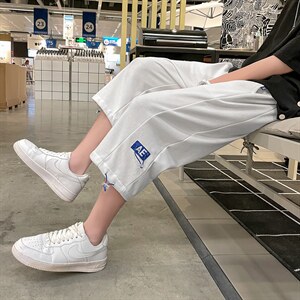 ！2023夏季男士七分裤百搭短裤宽松运动7分中裤六分裤DK02P40图片