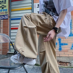 DA883-P65街头痞帅降落伞兵工装裤男高街复古水洗潮牌宽松休闲裤图片
