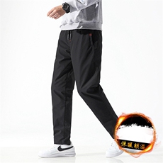 冬季保暖白鸭绒可推卸内胆大码羽绒裤光版纯色A406Y6654P115，男装棉裤，星座309（原A406）