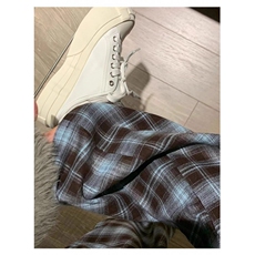 AK2151-P45高腰春秋新款显瘦阔腿直筒休闲裤，女装休闲裤，星座617A-2