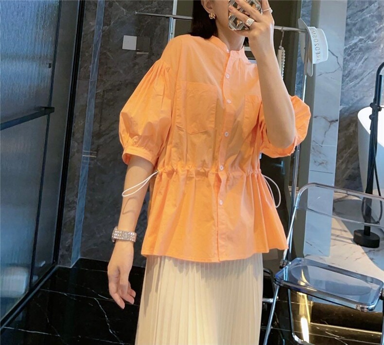 彩色衬衫，女装衬衫，晨贝