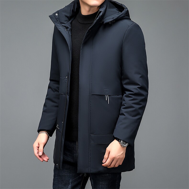 NN8326钱塘2020-3商务休闲冬季厚款百搭简约中年男士羽绒服P180,男装羽绒服,钱塘207-3