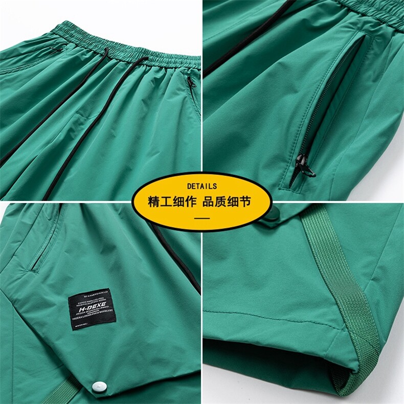 夏季高品工装短款男纯色宽松大码潮牌五分裤DSA157-1-D609-特P40,男装牛仔裤,电商A157-1