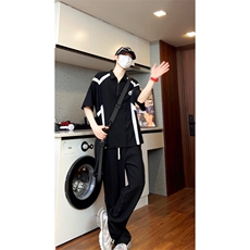 抖音品质！重磅夏季美式冰丝POLO衫男潮流宽松短袖XP2405-P45控68，男装Polo衫，电商B370