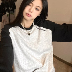 时尚卫衣原宿字母ins文字日系数字流行气质新款潮流文艺女百搭图片