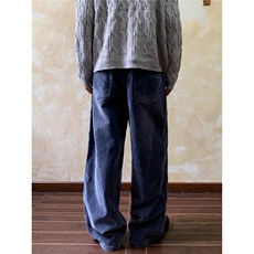 气质新款百搭日系流行时尚原宿潮流ins慵懒水洗灯芯绒休闲裤简约，男装休闲裤，星座506A