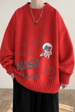半高领毛衣男士大码针织衫男毛线衣男M18187-P45加绒款-P65，男装针织衫/毛衣，电商A040