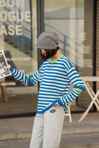 新款条纹针织打底，其它，C&B