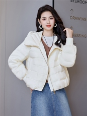 2025冬季新款休闲宽松连帽糖果色超轻羽绒服女，女装羽绒服，阿舍尔精品