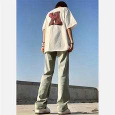 弹力加绒加厚黄泥色牛仔裤男715-6-BX07P50加绒P55(控68），男装牛仔裤，星座715-6
