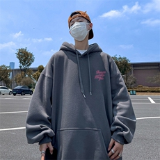 抖音得物供货可提供视频春装重磅美式宽松连帽卫衣DL2450，男装卫衣，电商A486-1