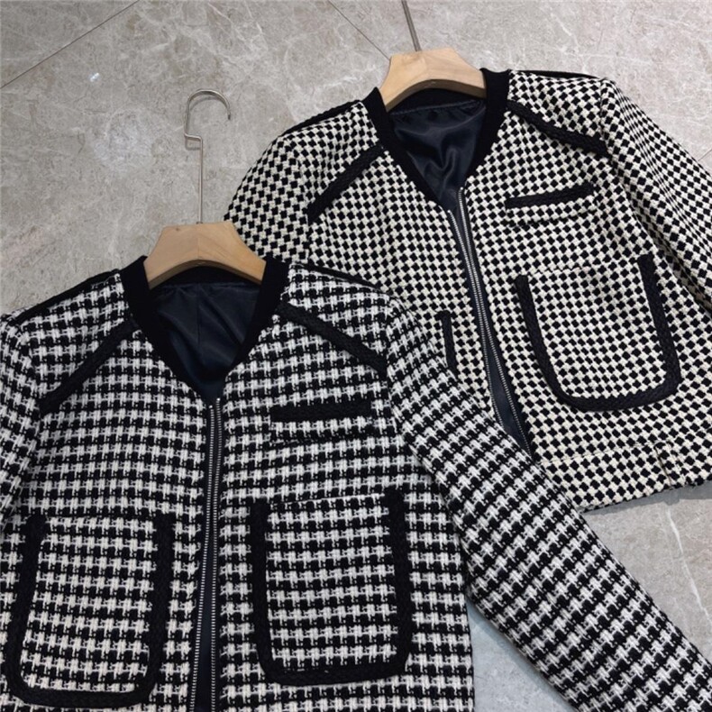 千鸟格毛呢，其它，时代公主