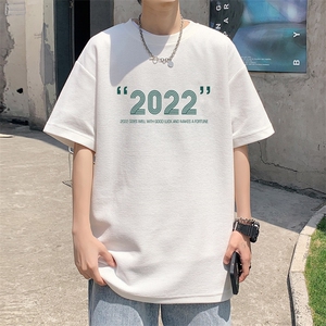 ！2023夏季男士华夫格短袖T恤潮流情侣半袖TXH211P25图片