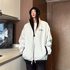 两面穿美式拼接休闲防水百搭宽松ins潮流情侣夹克J1005，男装夹克，星座1116A-1（原606A）