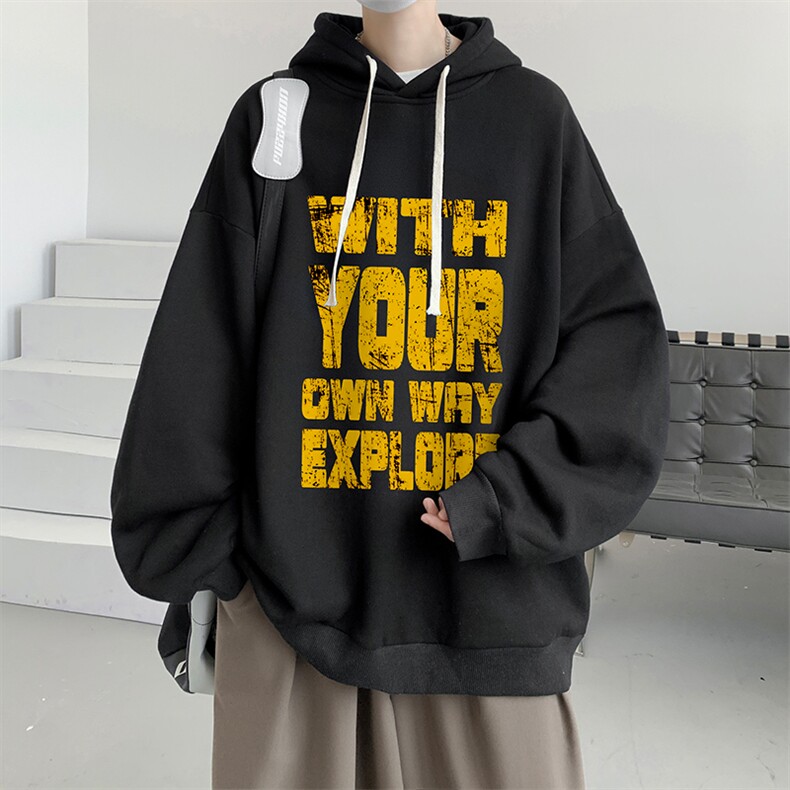 连帽卫衣男大码胖子帽衫大号运动服WY2446-P35,男装卫衣,电商A040