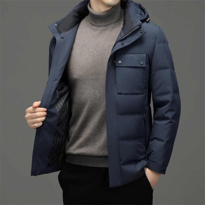 DY7689秋冬新款2023年男士休闲羽绒服加厚保暖夹克外套P245,男装羽绒服,电商B360