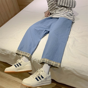 棉麻休闲裤男直筒裤KD277-P25图片