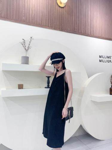 现货，极简轻奢吊带连衣裙，女装背心吊带，SUKEYI 舒可衣