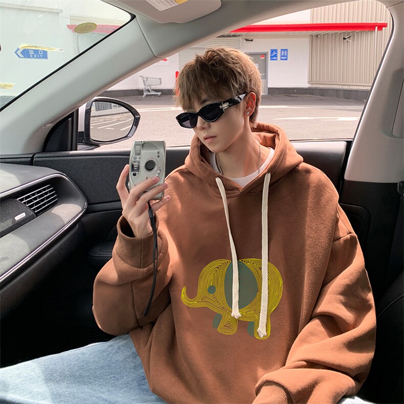 连帽卫衣男大码胖子帽衫大号运动服WY2441-P35,男装卫衣,电商A040