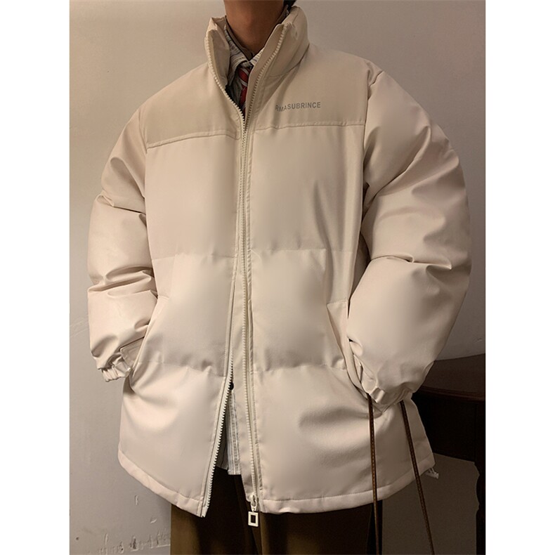 冬季皮棉衣潮流加厚立领保暖休闲棉服字母印花男A266-P01-P80,男装棉衣,电商A266