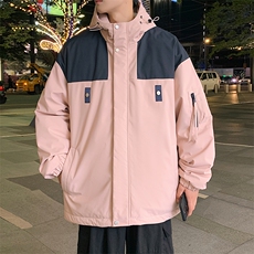 港风棉衣男宽松防风防水加厚冲锋衣棉衣外套MY8815-P98，男装夹克，星座1204-3