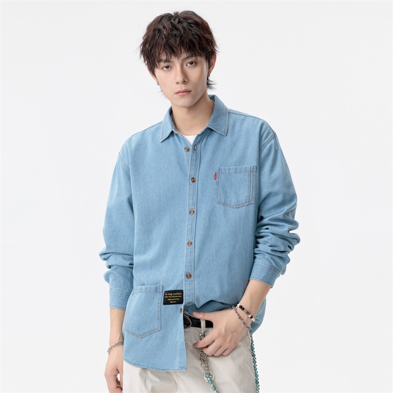 牛仔衬衫现货深度库存当天配齐跑量款DS-C323-1-C808-TP45,男装衬衫,电商C323-1