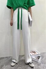 现货：冰丝空气层阔腿裤，其它，金川古韵(4F)