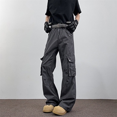 美式复古休闲潮牌男款工装裤男女K0118-P70，男装工装外套，星座308B-2