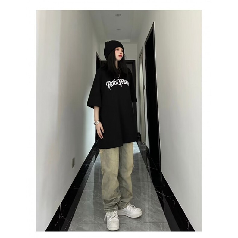 美式高街黄泥牛仔裤男女秋冬潮牌水洗做旧直筒裤SG01P36,男装牛仔裤,星座1112-1