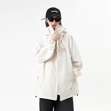 户外机能连帽冲锋衣外套男女情侣刺绣工装夹克上衣春秋CF198-p65，男装夹克，星座1008