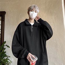 360克重磅冲锋衣内胆半拉链翻领POLO衫高领卫衣男WY77077P65控88，男装夹克，星座226-1