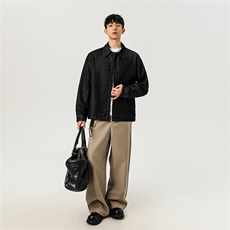 不褪色2025新高品质牛仔夹克宽松韩版工装潮流水洗外套N107/P98，男装工装外套，星座202