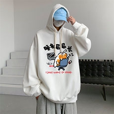 连帽卫衣男大码胖子帽衫大号运动服WY2447-P35，男装卫衣，电商A040