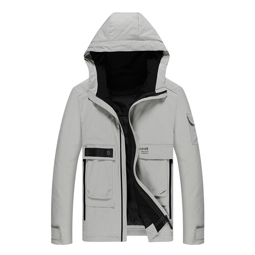 冬季中年男加厚棉衣冬装中年男士连帽棉服爸爸外套SFT81758-P195，男装棉衣，电商B212（原钱塘6029）