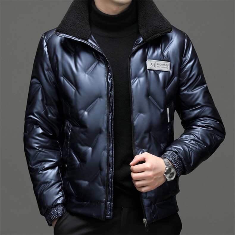 SNNYR92703秋冬新款2023年男士休闲羽绒服加厚保暖夹克外套P160图片
