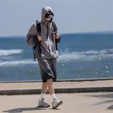 2026平铺山系防水冲锋衣大码M-5XL渐变色夹克男JK77088P85控128，男装夹克，星座227-7