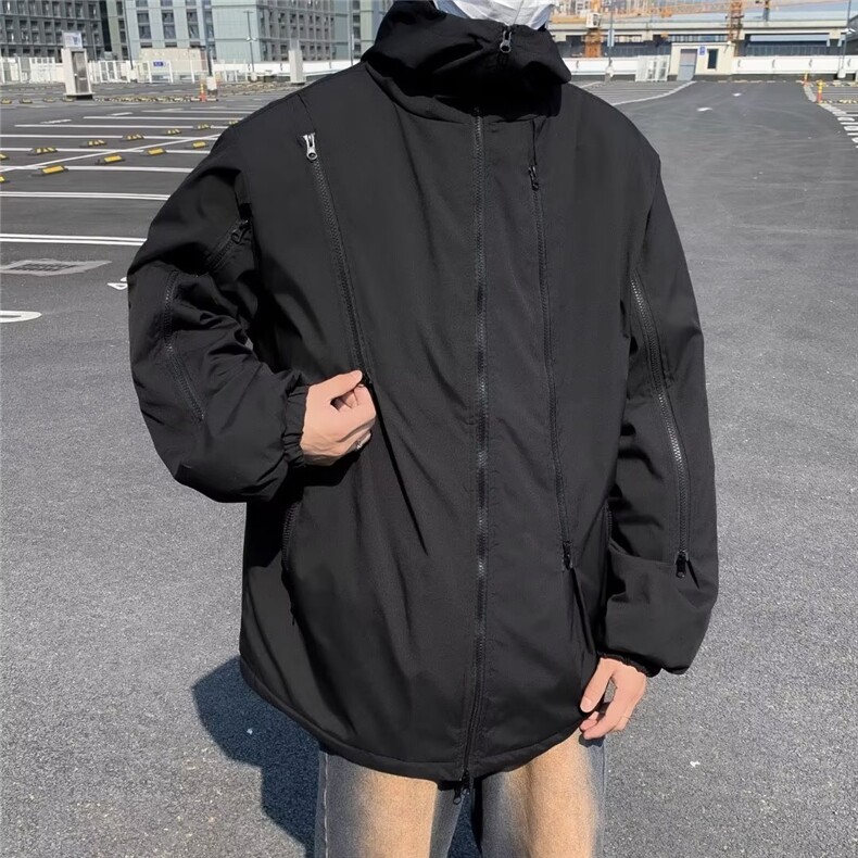 冲锋衣外套男春秋季2024新款潮牌机能工装高级感衣服夹克M75,男装夹克,星座1116A-1（原606A）