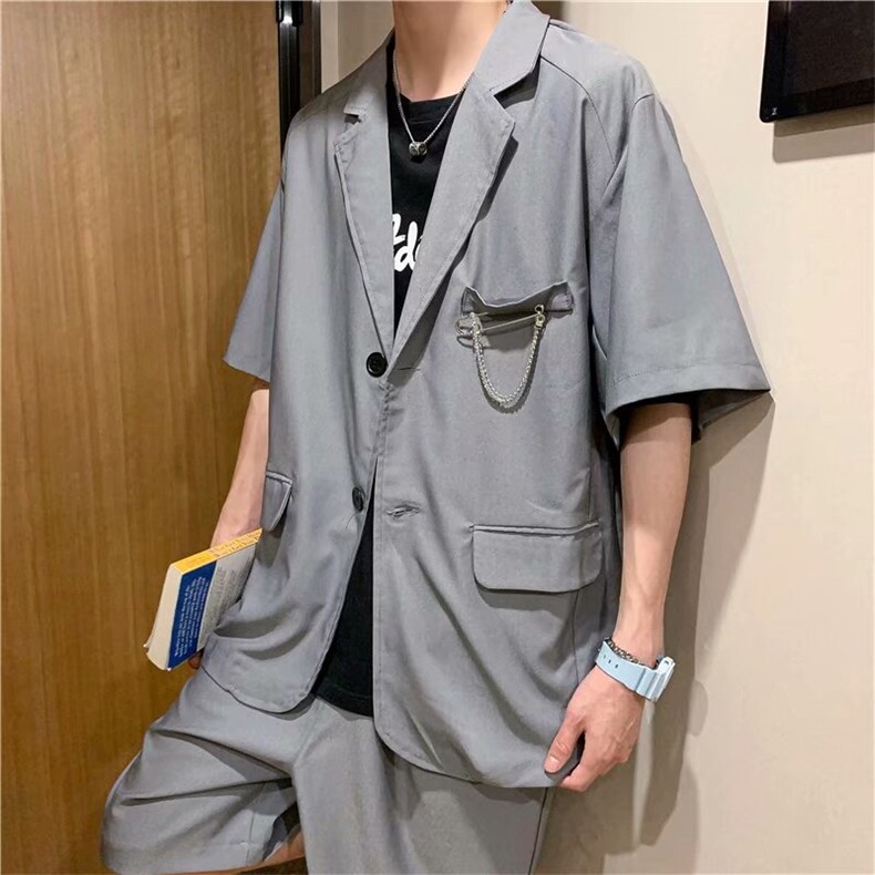 春季男士休闲西装套装Y50P48,男装西服套装,星座1116-2