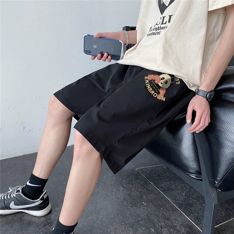 1港风休闲大码M-5XL运动5分原宿潮流五分裤男中裤DK7084P25控38，男装牛仔裤，星座226-2